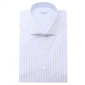 0747AE camicia uomo SARTORIA CAMPO cotton blue shirt men