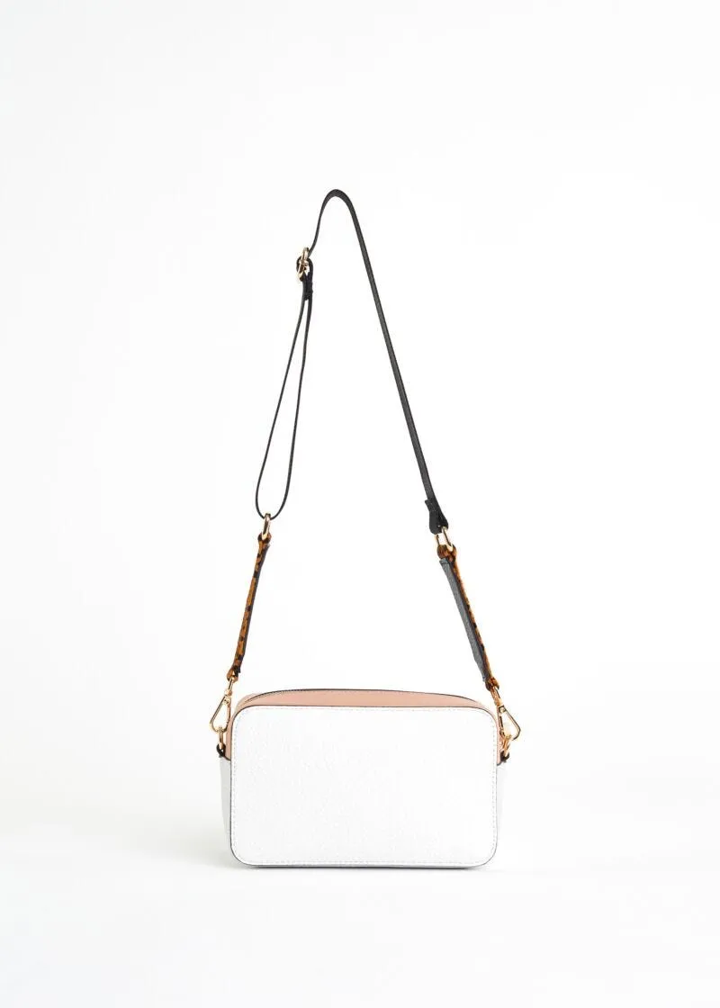 Borsa crossbody con dettaglio animalier