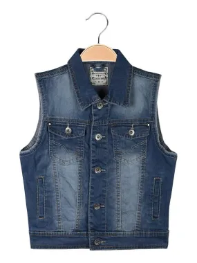 Boy & Studio Gilet en jean pour enfants