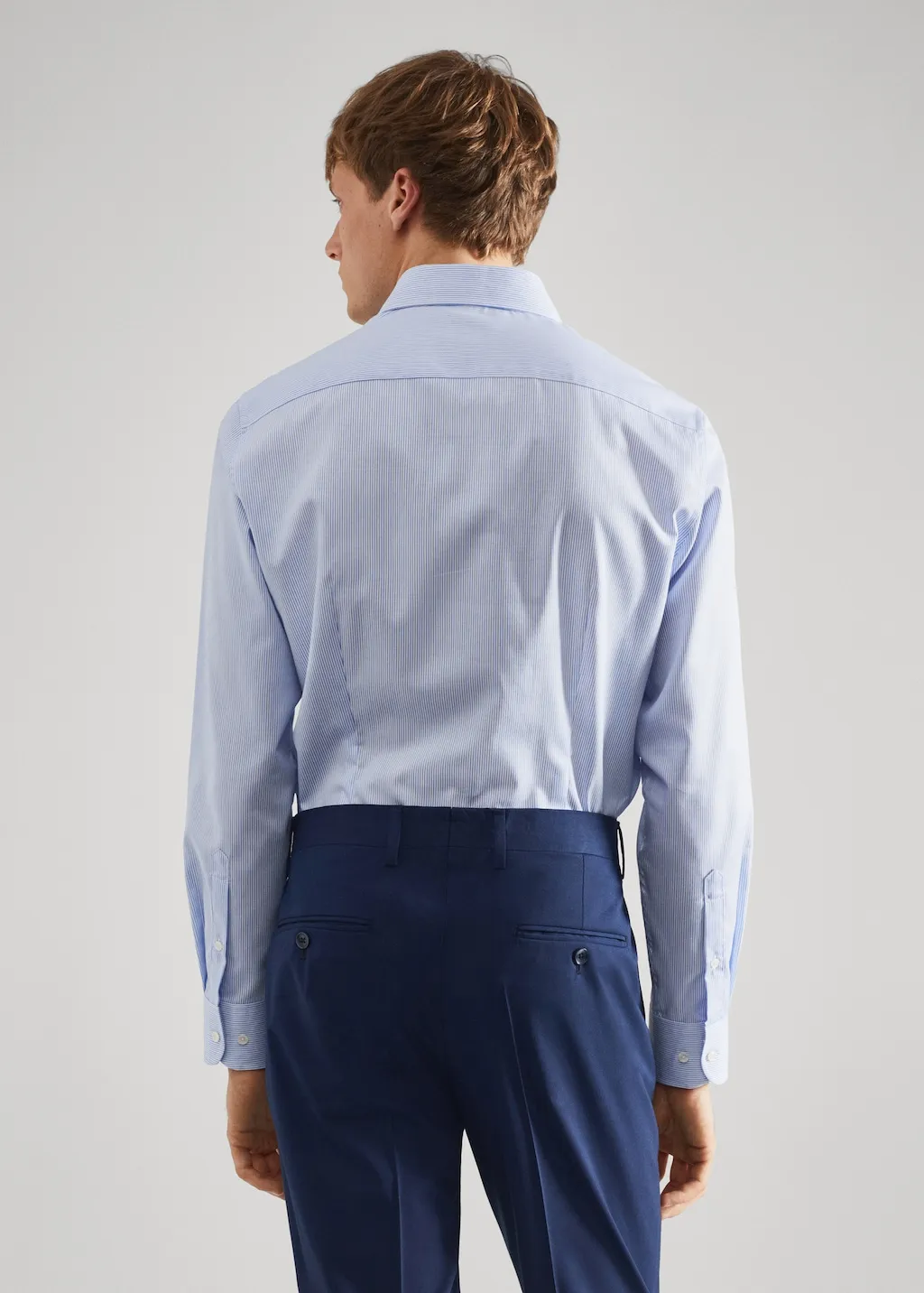 Camicia completo slim fit millerighe