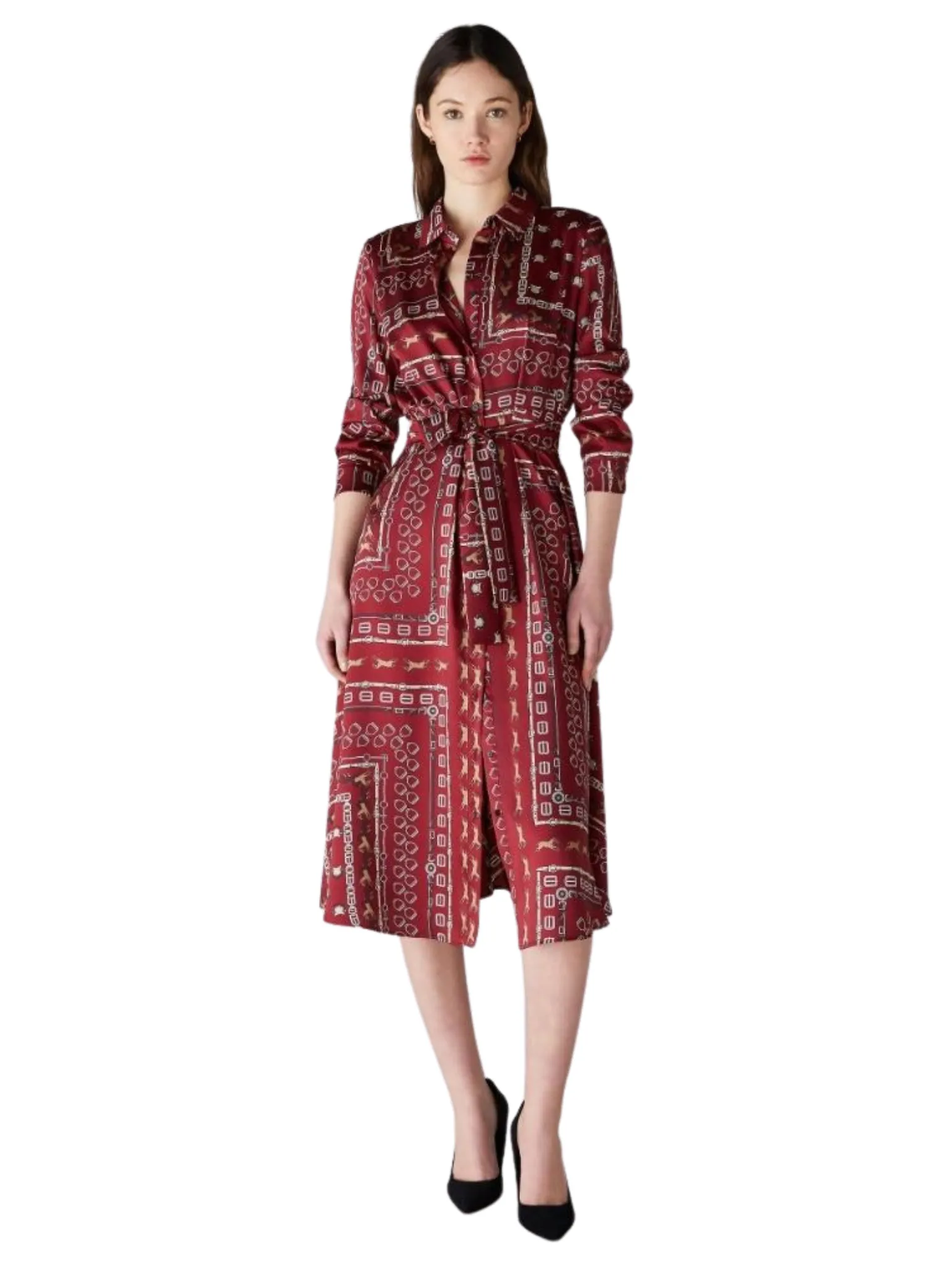 emme marella abito twill stampato