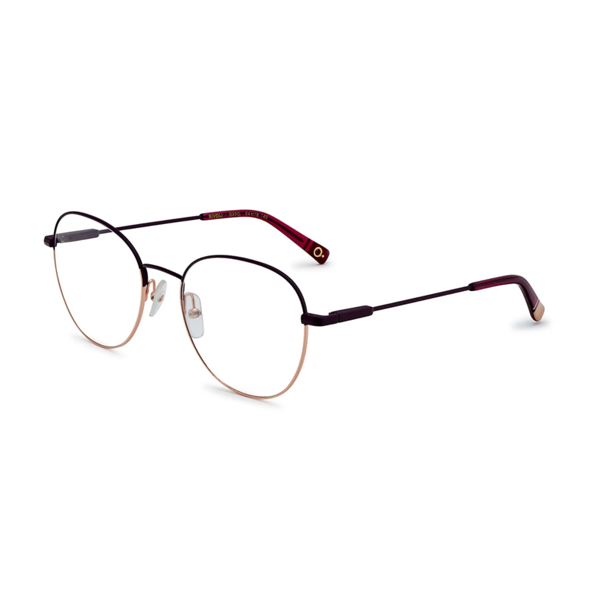   Etnia Barcelona RIVOLI - BXPG Oro Rosa Bordeaux | Occhiale Da Vista Donna 