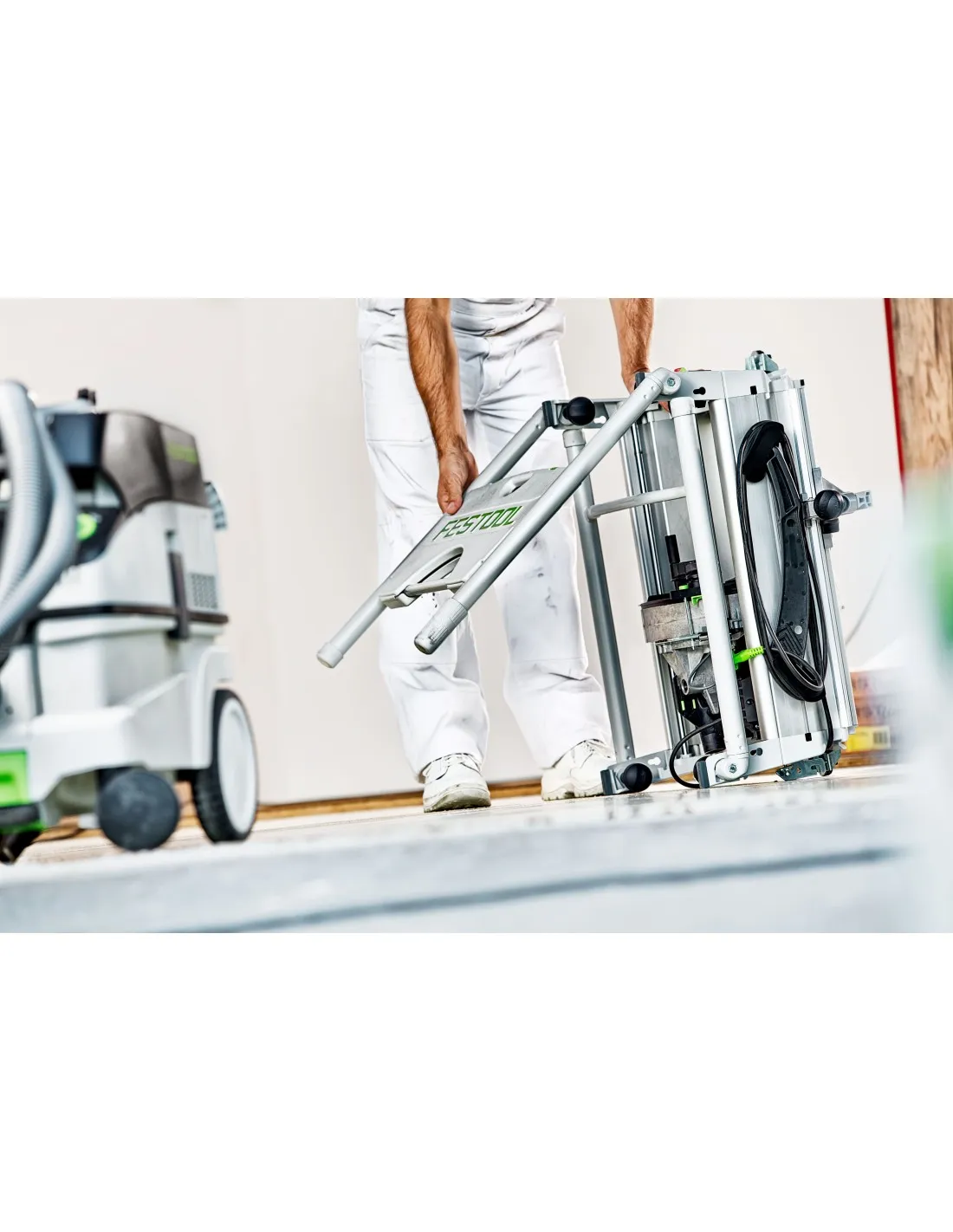 Festool Sega da banco a trazione PRECISIO CS 50 EBG-Set | Metautensili