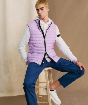 Gilet imbottito superleggero e semilucido