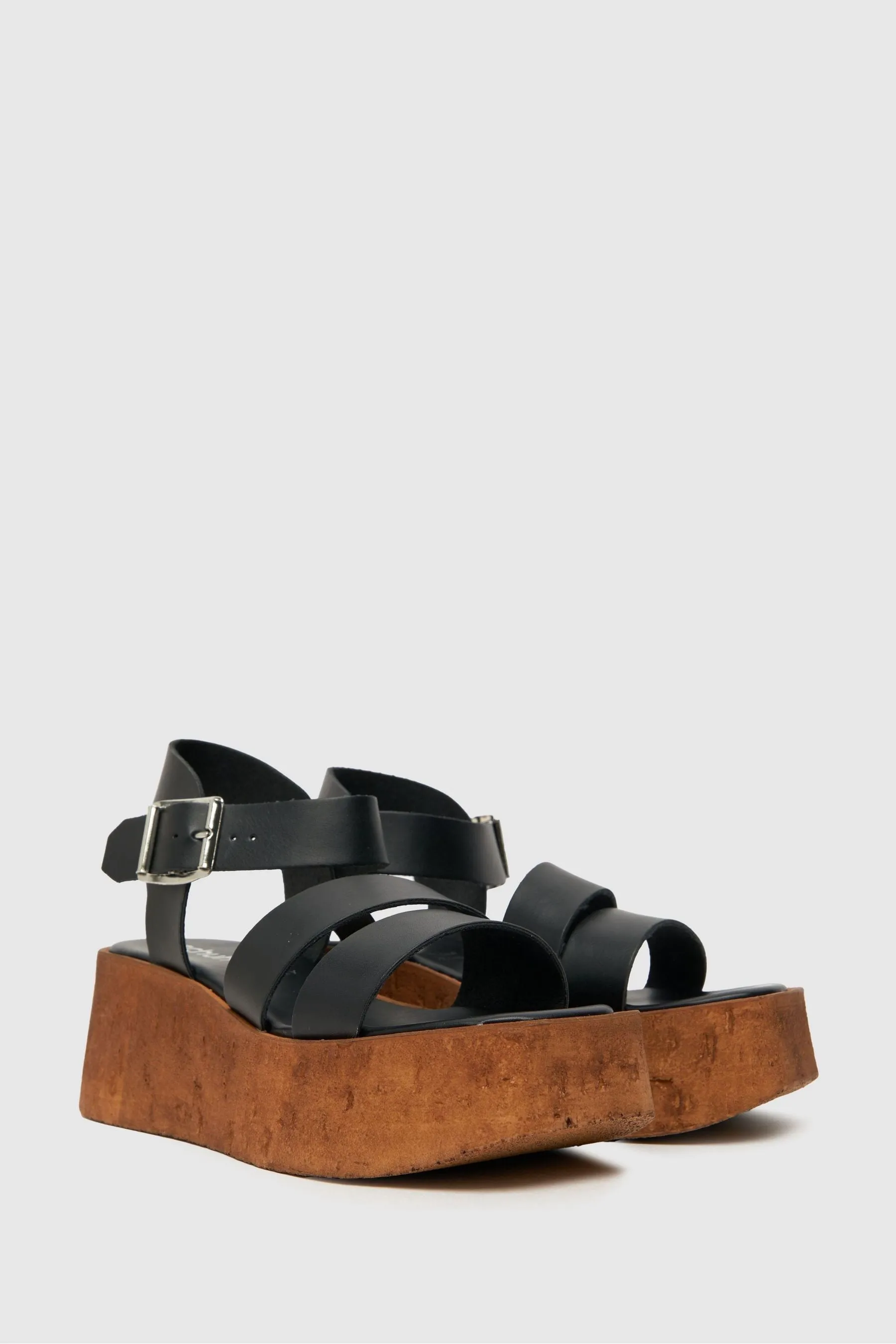 Schuh - Viola - Zeppe in sughero