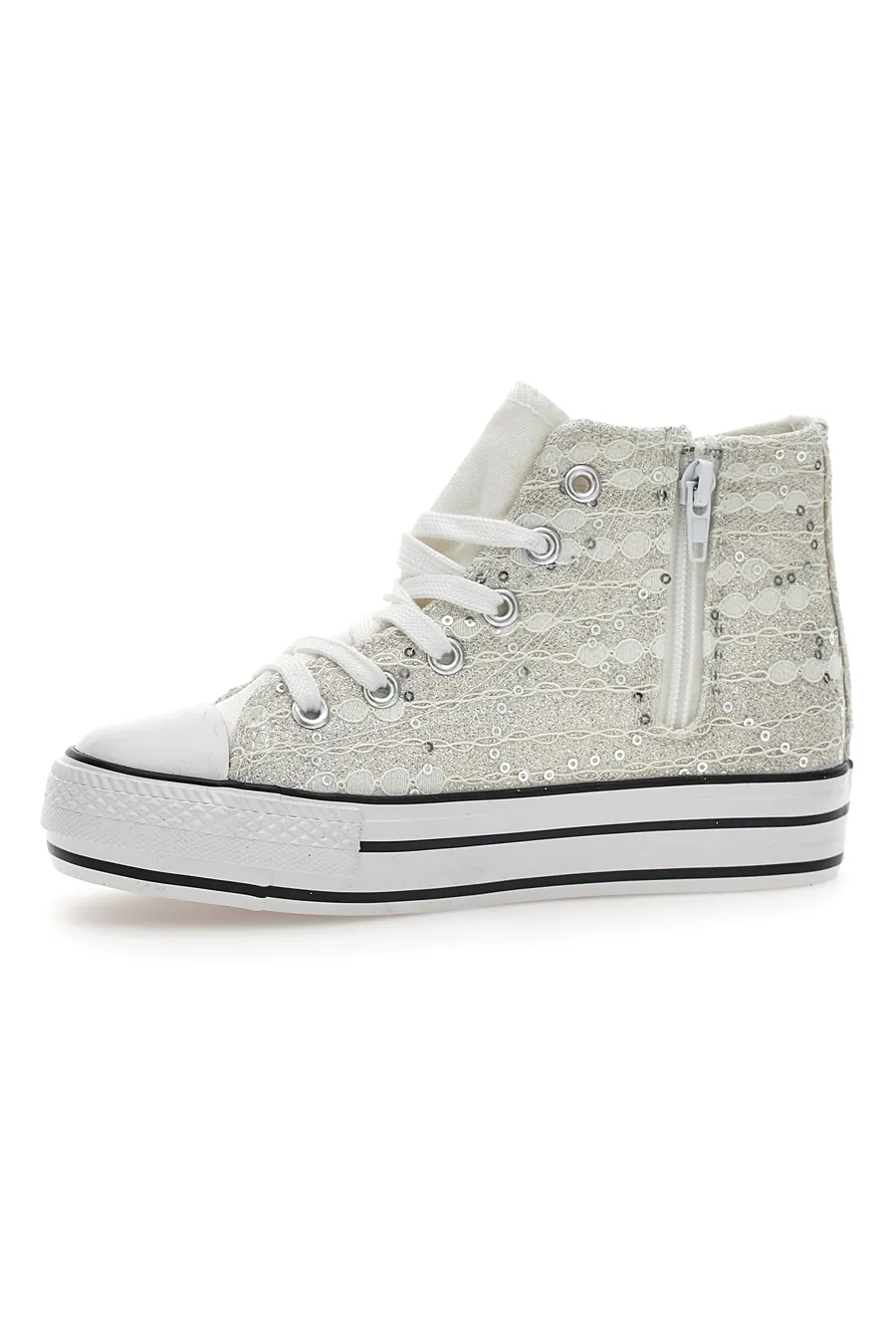 Sneakers in tela Energy 106 Bianche