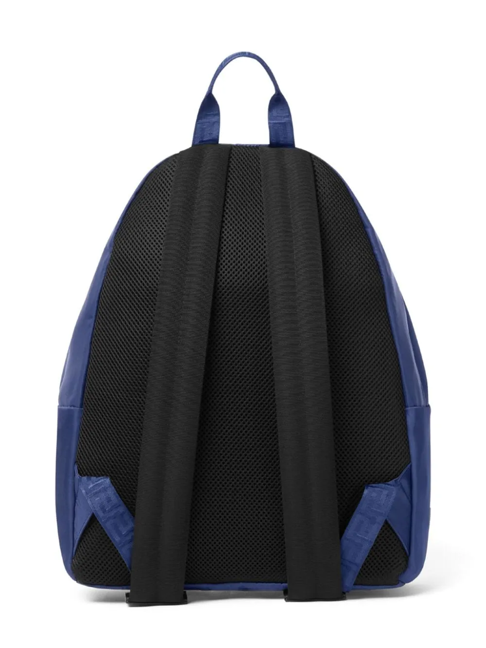Zaino Medusa con applicazione per bambina Versace Kids blu con inserti a rete